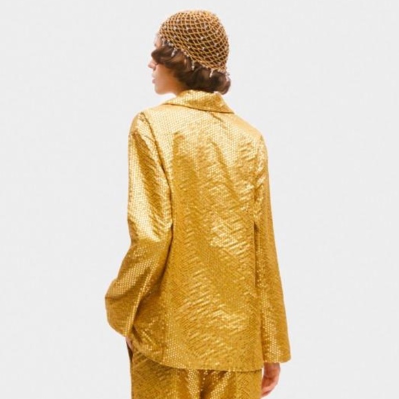 NWT Sleeper Sequin Loungewear Oversized Top - size S - Picture 2 of 5